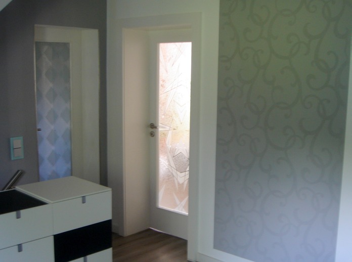 19 WAND MIT 3D TAPETE